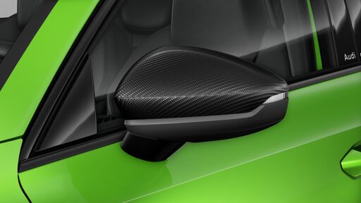 Kryty vnějších zrcátek karbonové