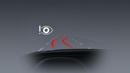 Upozornění na opuštění jízdního pruhu a