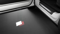 Vstupní osvětlení s projekcí loga