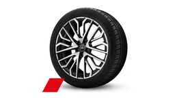 21" litá kola Audi Sport - vícepaprskové