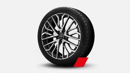 21" litá kola Audi Sport - vícepaprskové