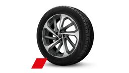 20" litá kola Audi Sport - 5 dvojitých