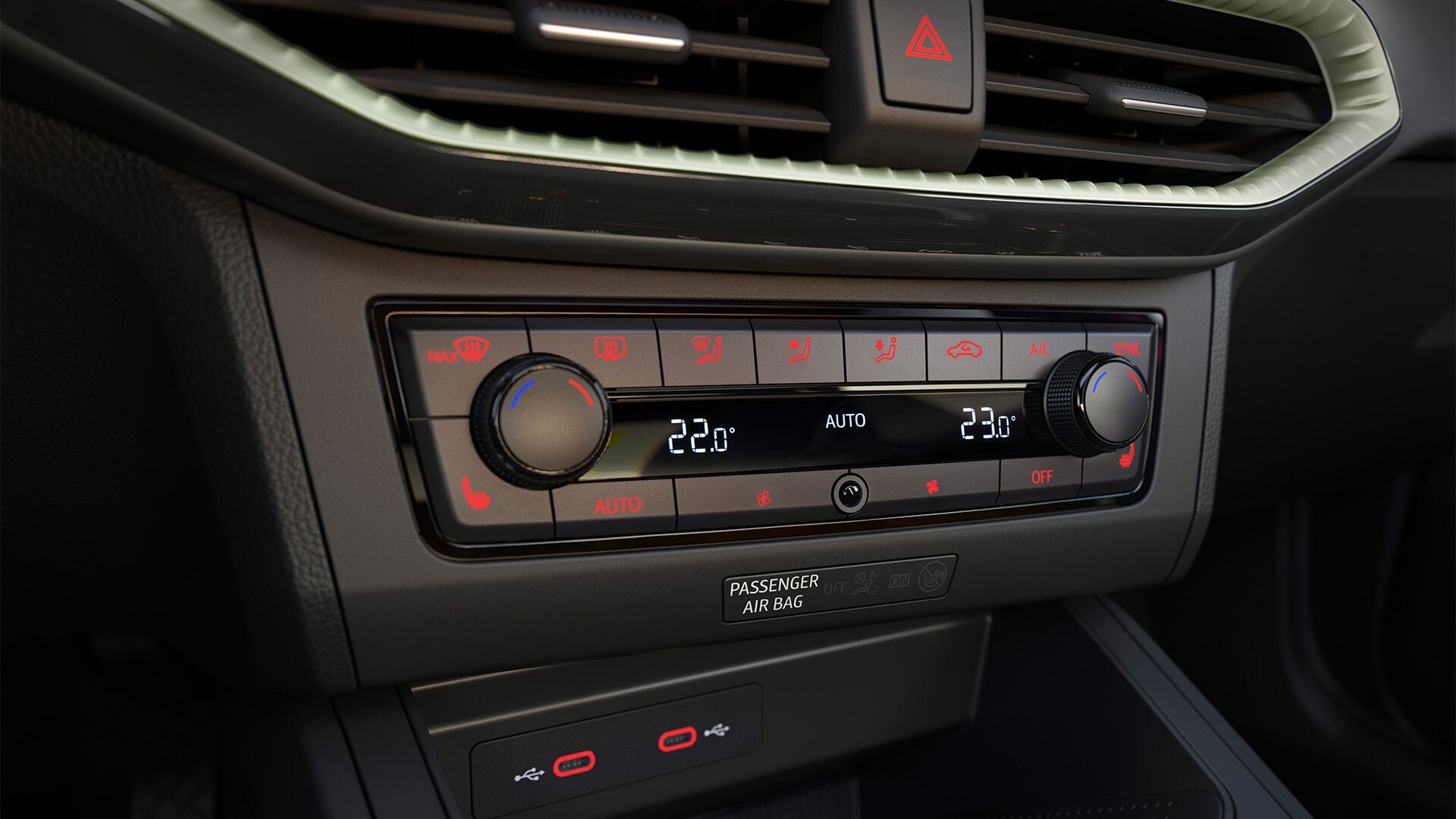 Dvouzónová klimatizace Climatronic