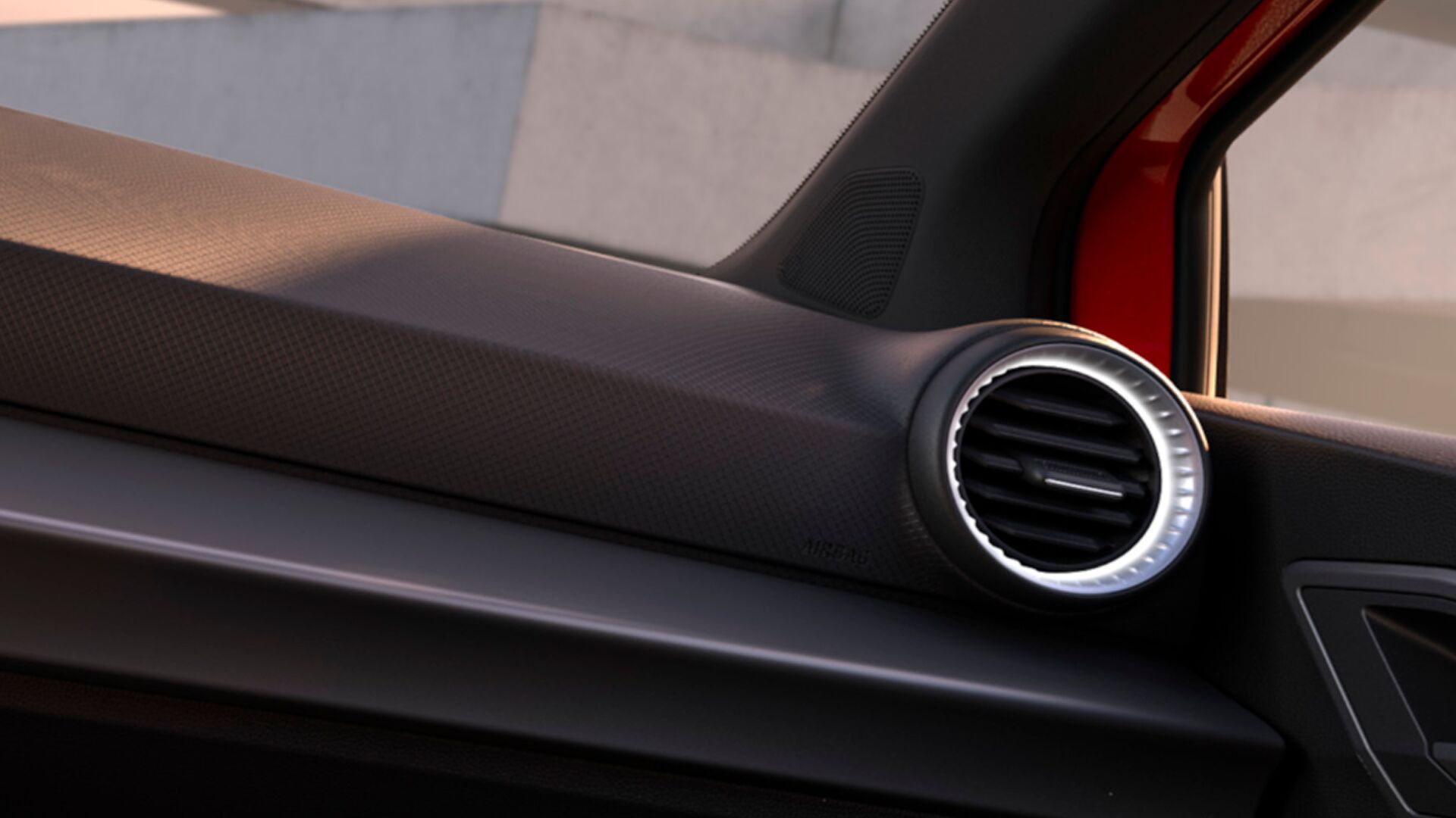 Ambientní osvětlení výdechů klimatizace