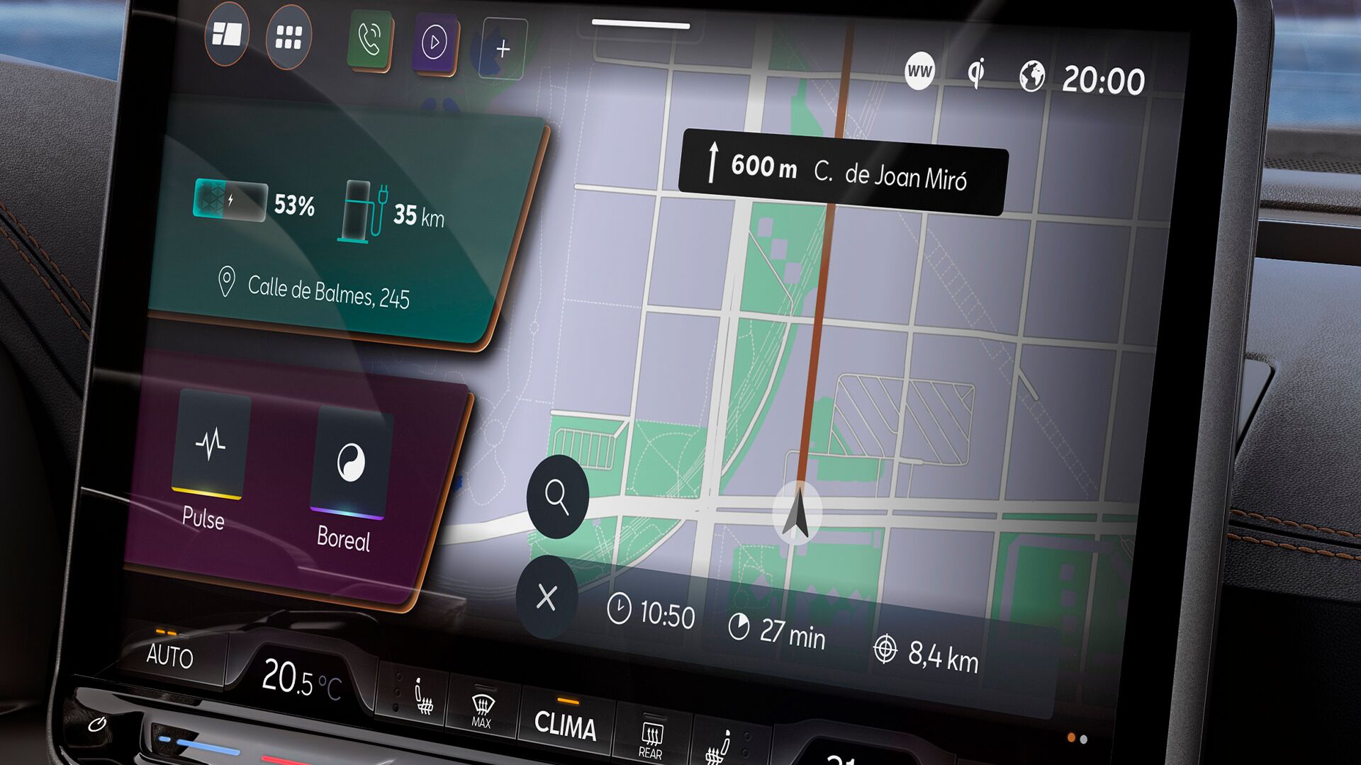 Navigační systém s CUPRA Connect &