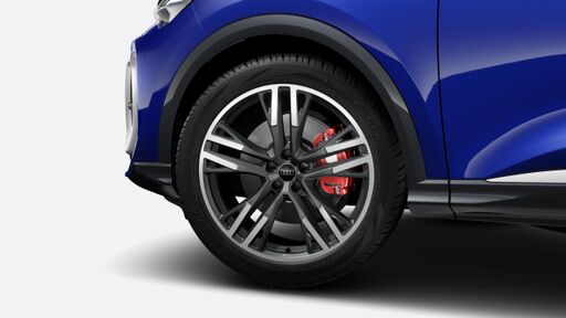 Kočione čeljusti u crvenoj boji