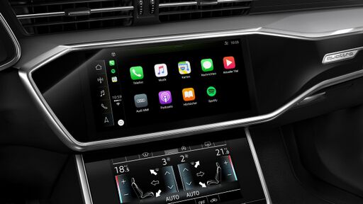 Audi smartphone interface