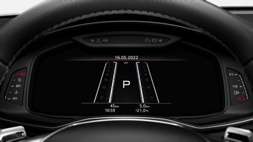 Audi virtuális cockpit, RS6 dizájnnal: a
