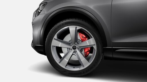 Féknyereg, vörös lakkozott, 18"