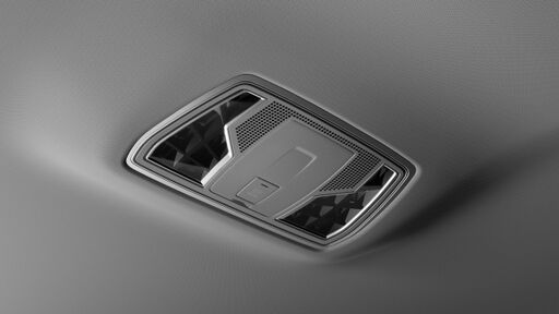 Matrix LED olvasólámpák: hátul középen,