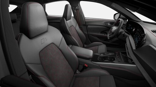 Ülések: S line fekete mikroszálas