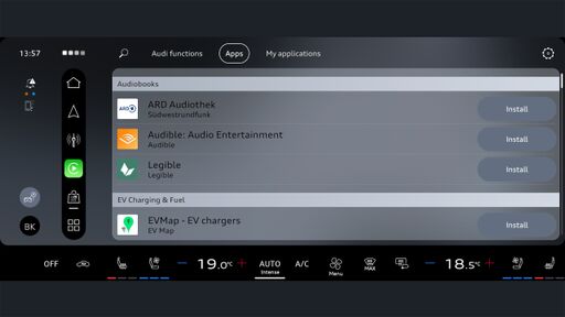 Smartphone interface és Application