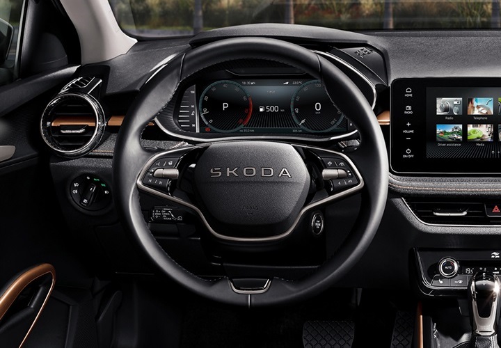 Multifunkciós bőr kormánykerék, fűthető