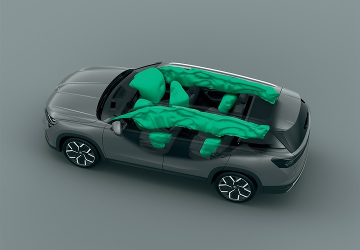 Oldallégzsákok hátul