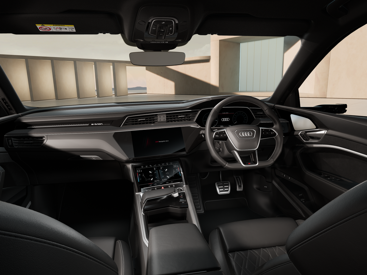 Image of a Q8 Sportback e-tron S line