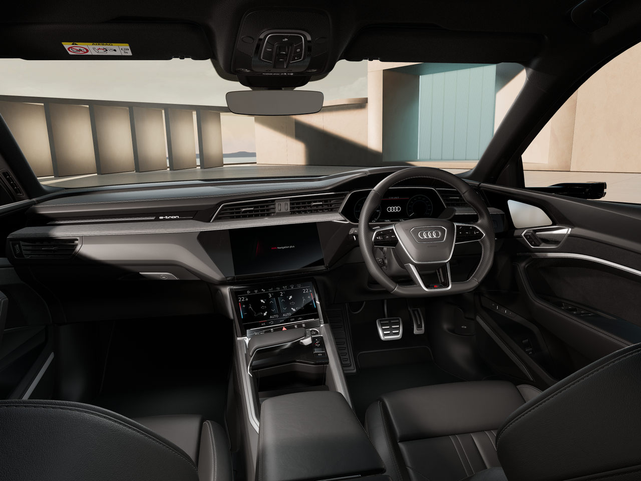 Image of a Q8 e-tron S line