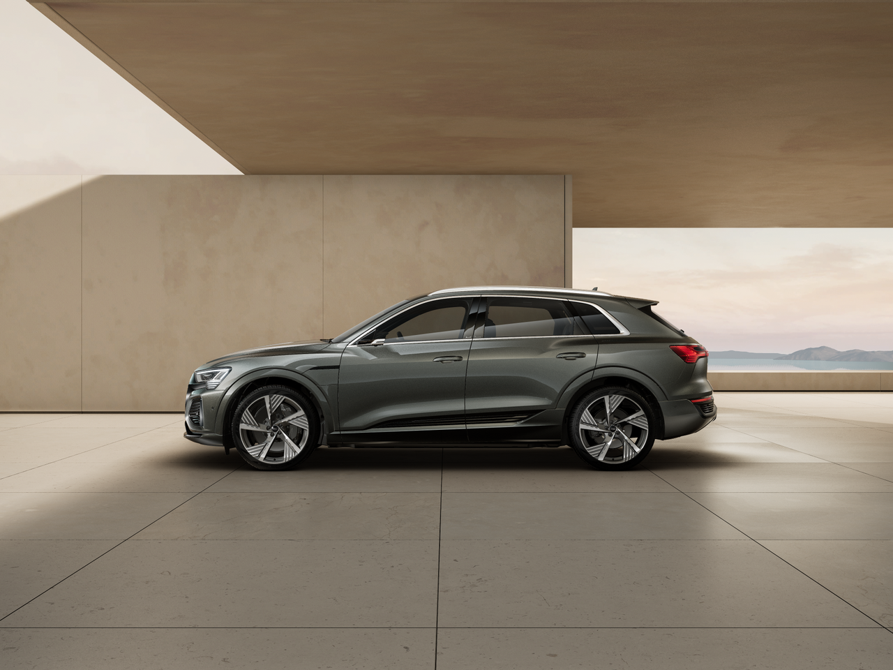 Image of a Q8 e-tron S line