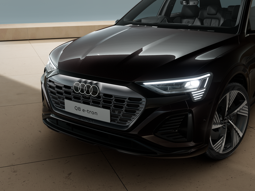 Image of a Q8 e-tron S line