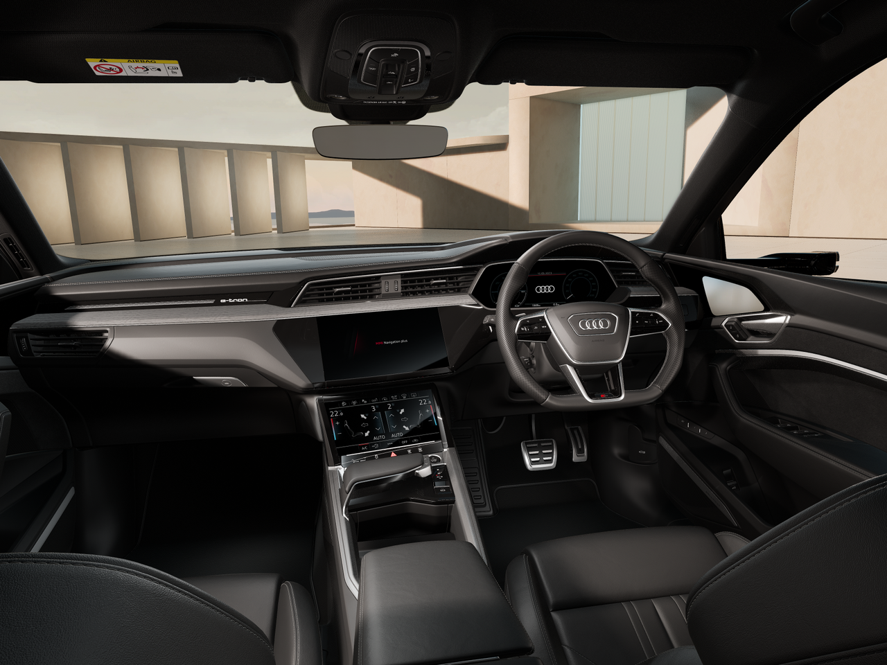 Image of a Q8 e-tron S line