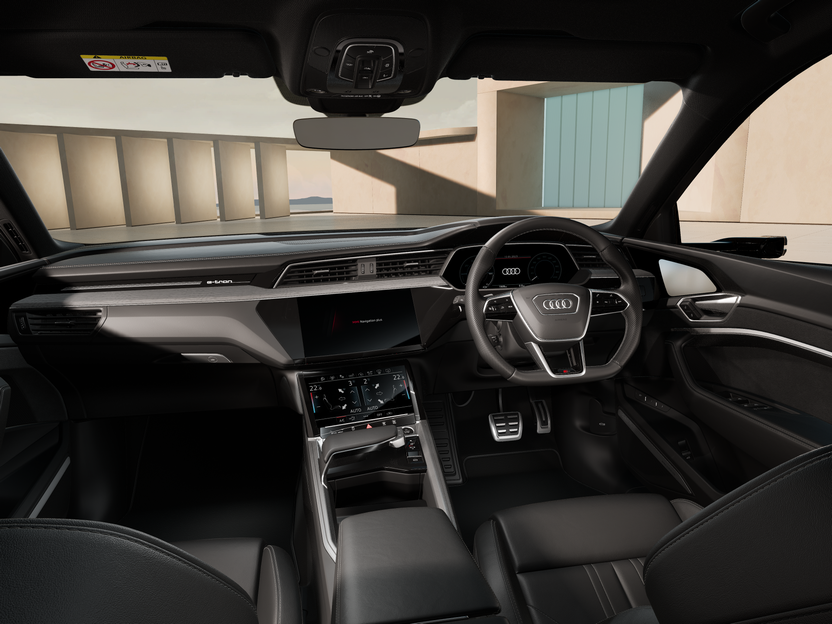 Image of a Q8 e-tron S line