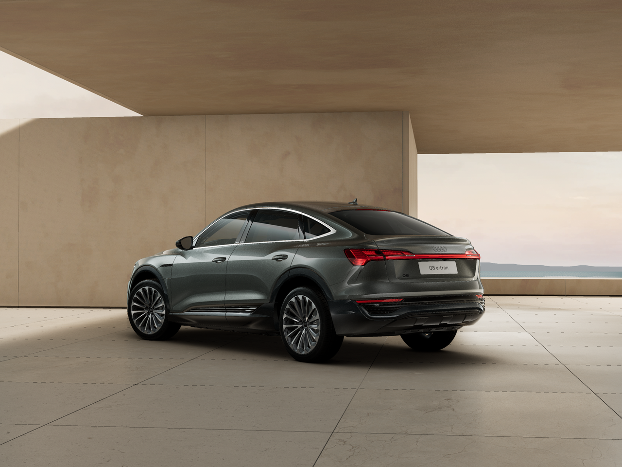 Imagem de um Q8 e-tron Sportback 55 Advanced quat SE