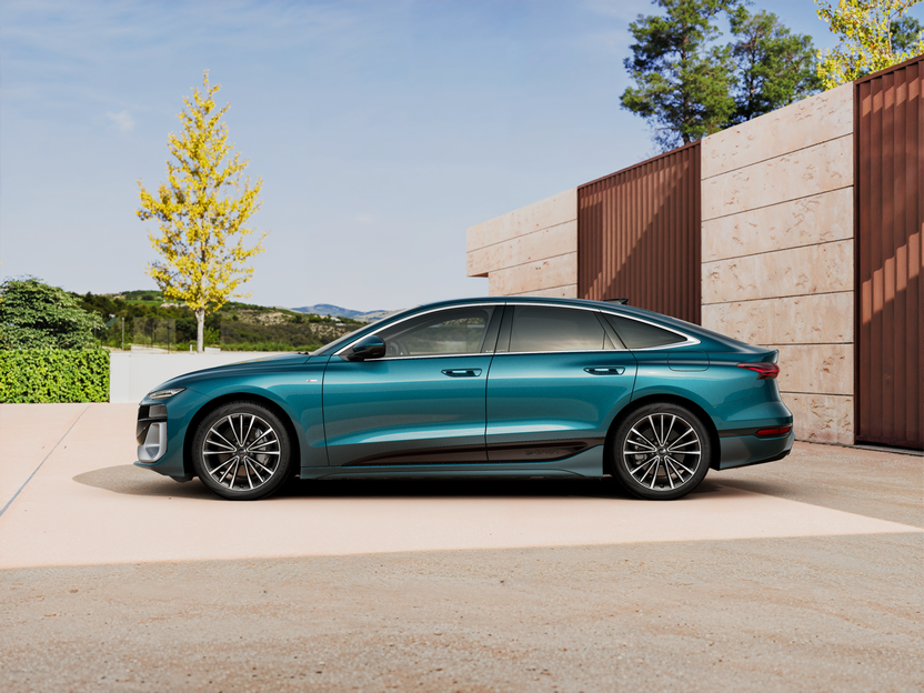 Imagem de um Audi A6 Sportback e-tron performance SE