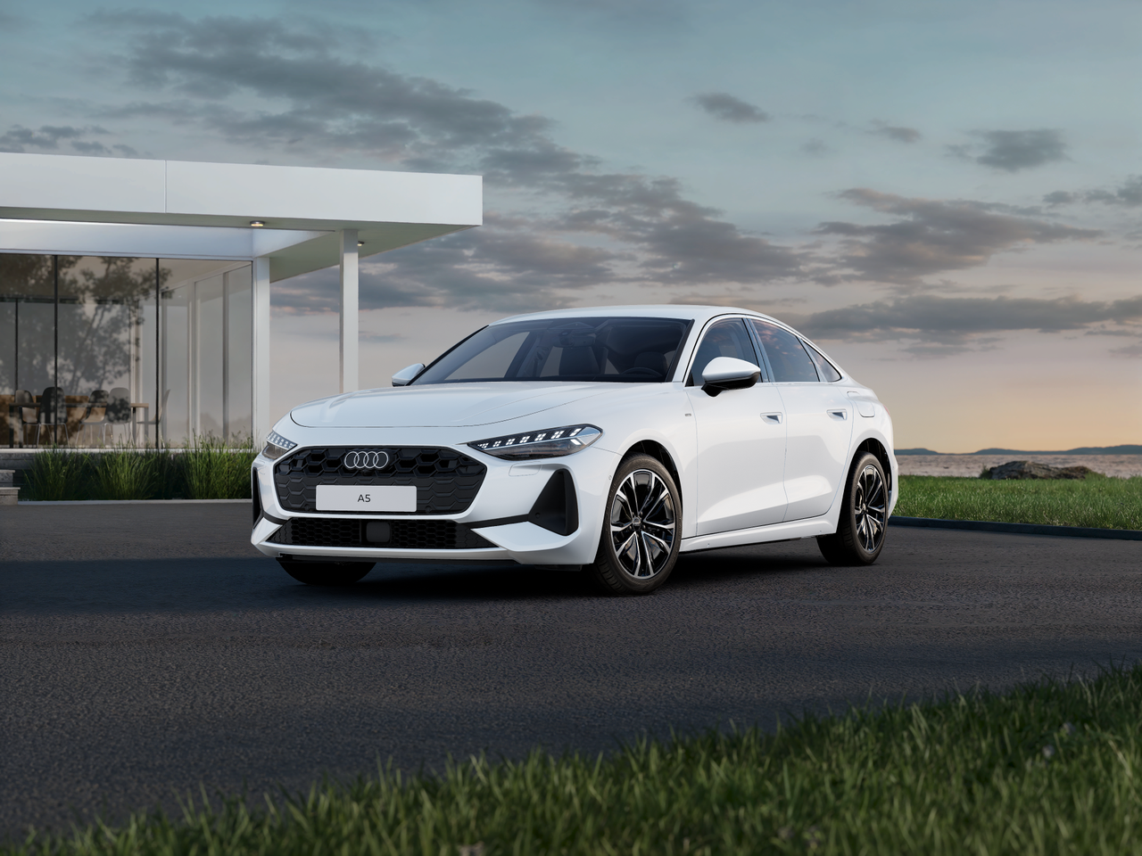Imagem de um Audi A5 Limousine e-hybrid quattro 220kW