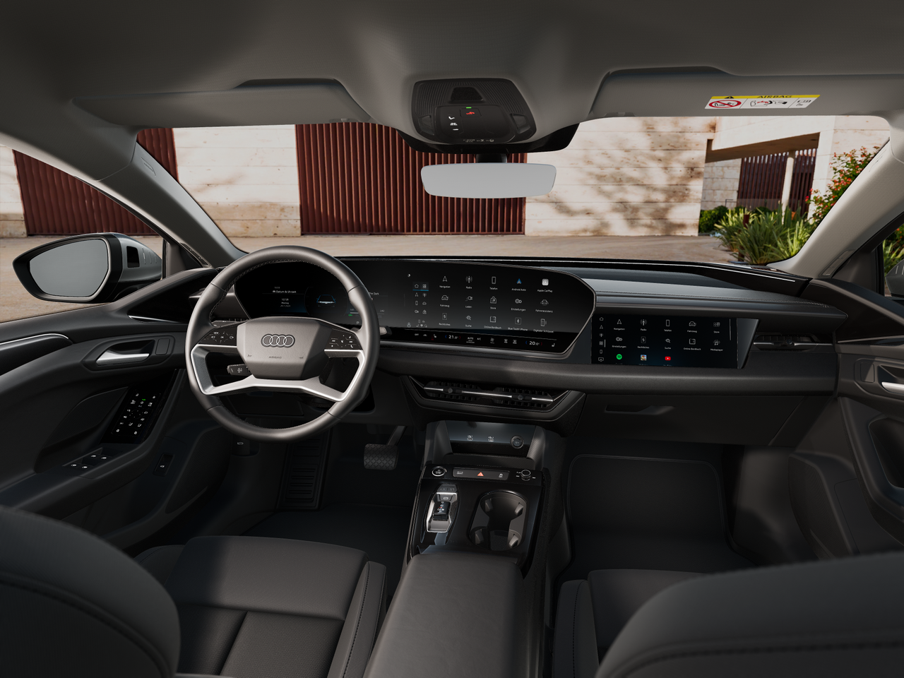 Imagem de um Audi A6 Sportback e-tron SE