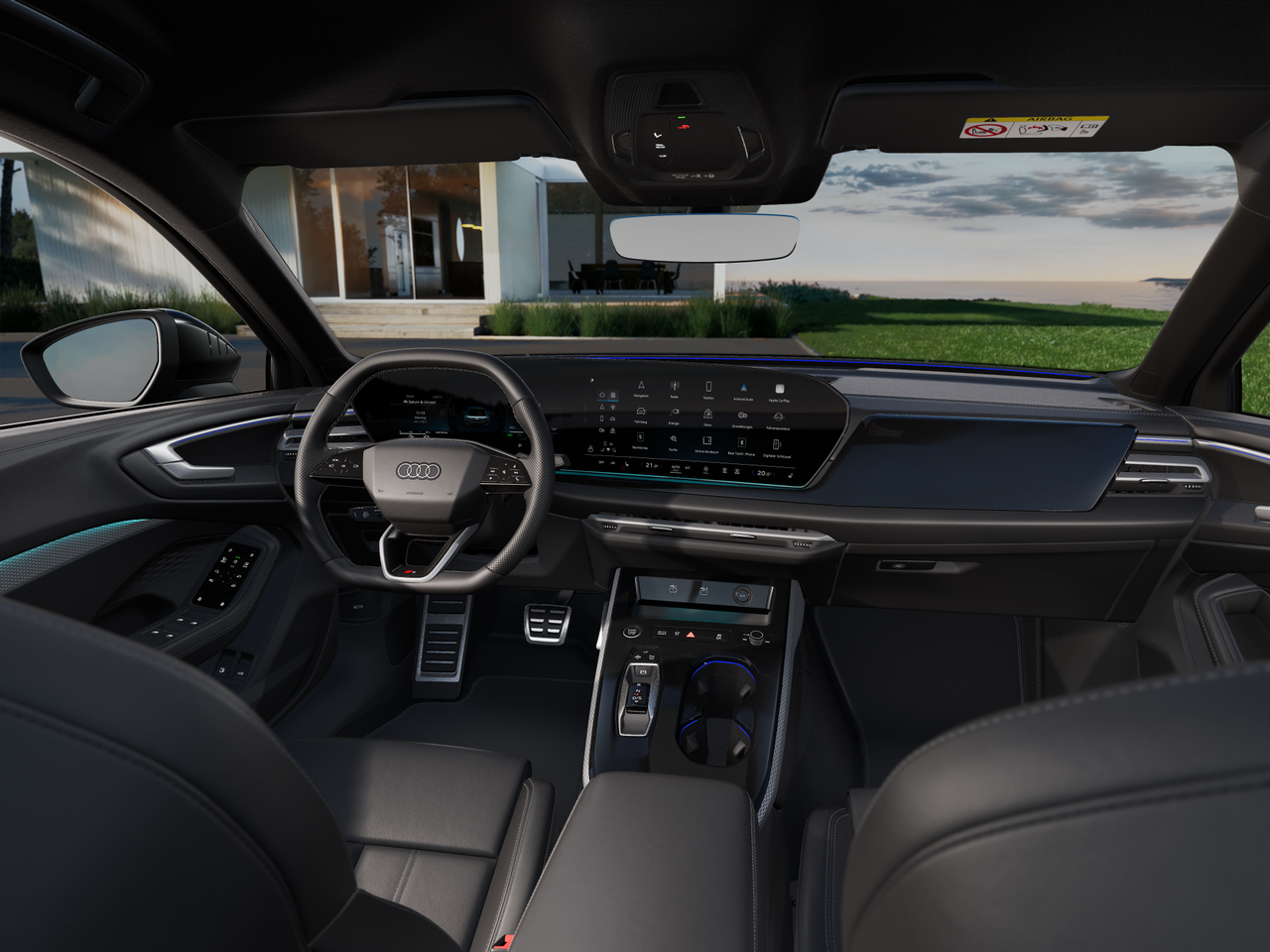 Imagem de um Audi A5 Limousine e-hybrid quattro BP