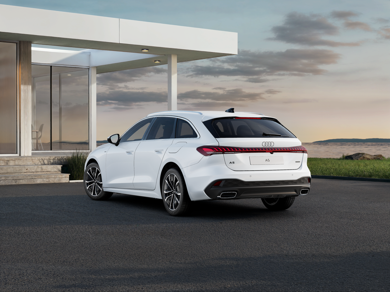 Imagem de um Audi A5 Avant e-hybrid quattro 220 kW