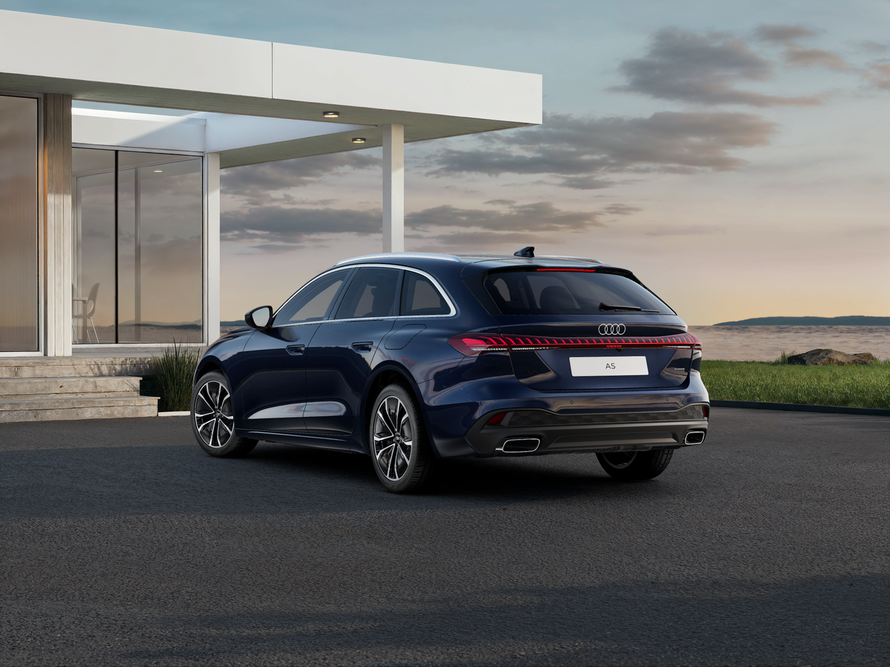 Imagem de um Audi A5 Avant e-hybrid quattro 220 kW