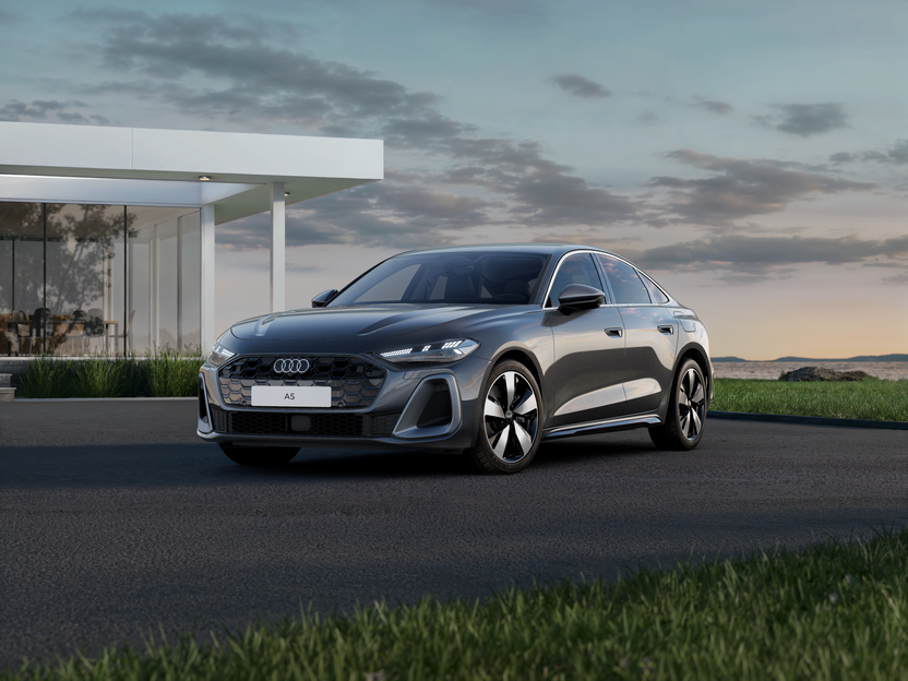 Imagem de um Audi A5 Limousine e-hybrid quattro BP