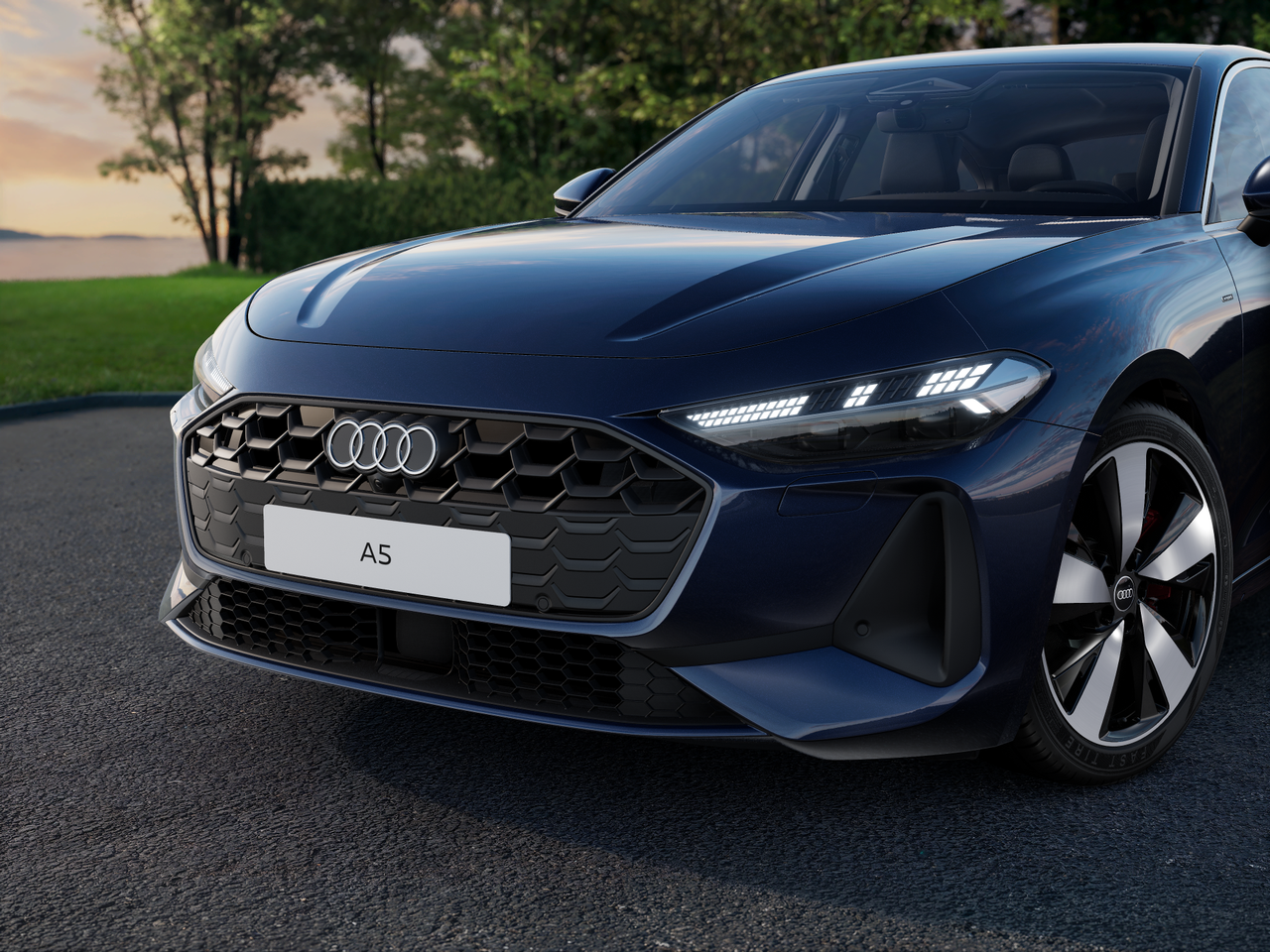 Imagem de um Audi A5 Limousine e-hybrid quattro BP