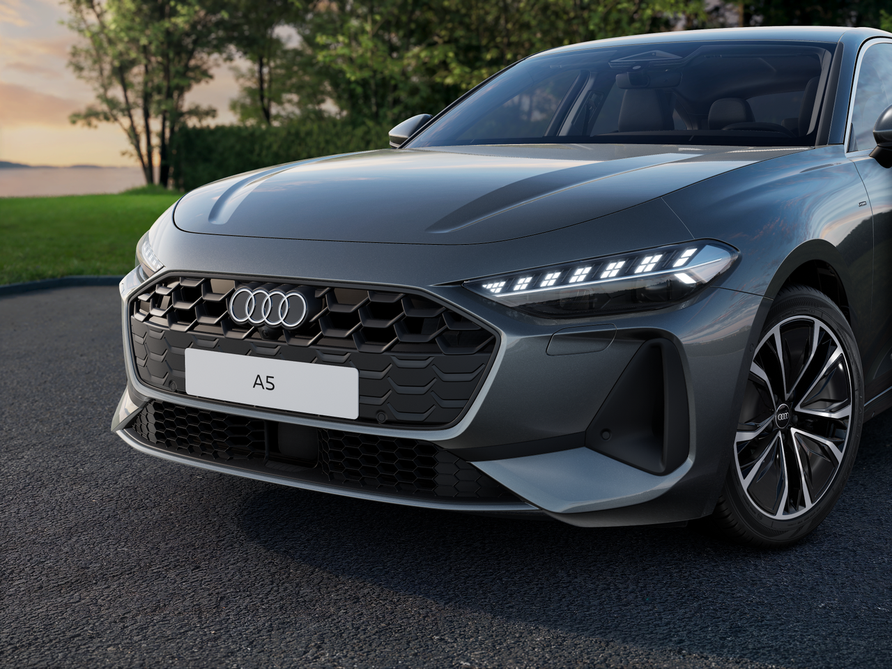 Imagem de um Audi A5 Limousine e-hybrid quattro 220kW