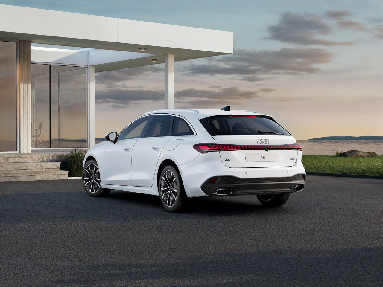 Imagem de um Audi A5 Avant e-hybrid quattro 220 kW