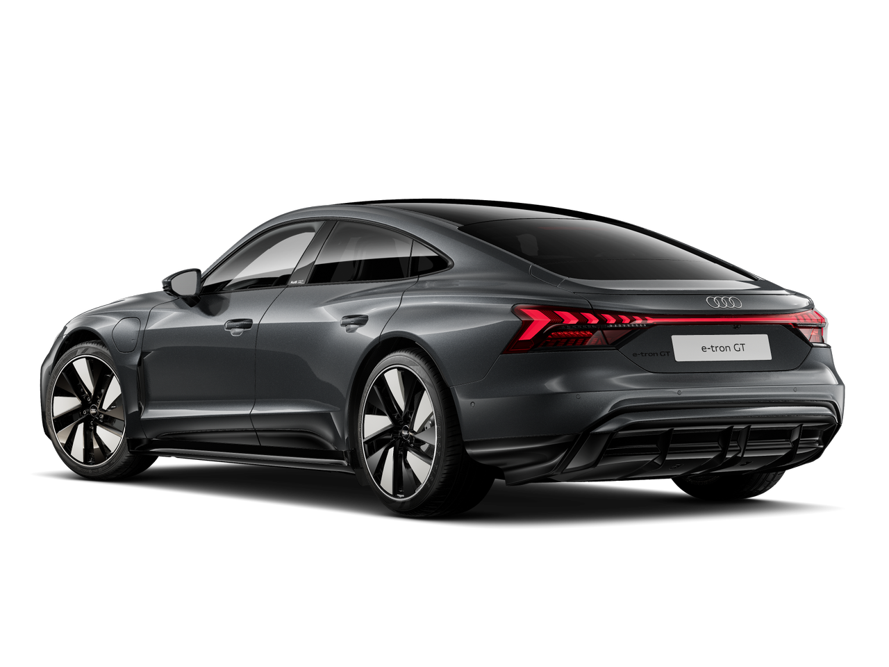 Imagem de um e-tron GT quattro