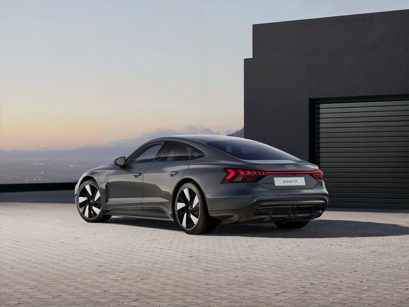 Imagem de um e-tron GT quattro
