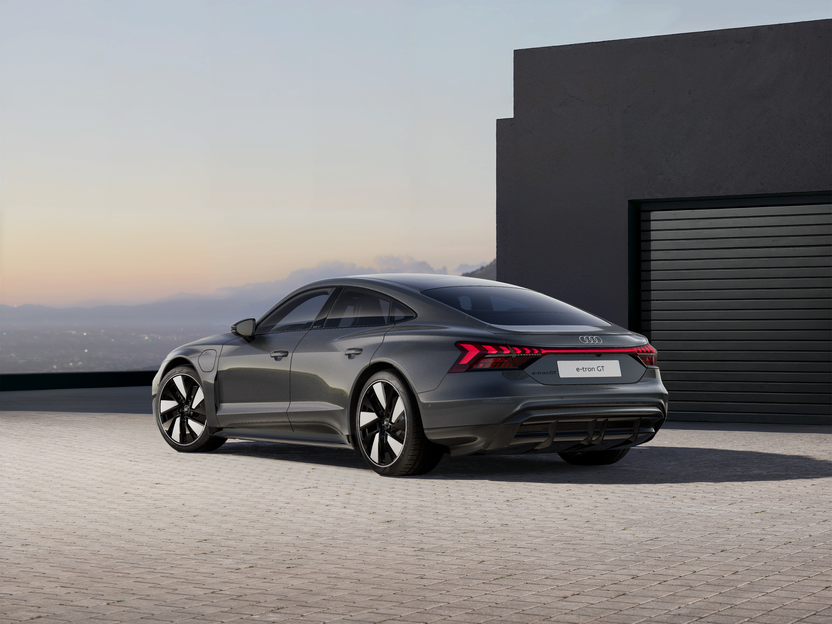 Imagem de um e-tron GT quattro