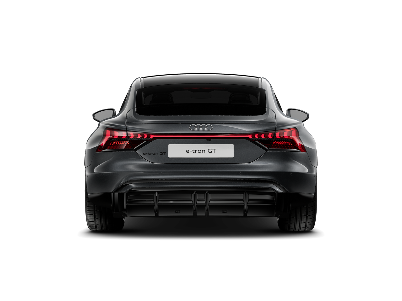 Imagem de um e-tron GT quattro