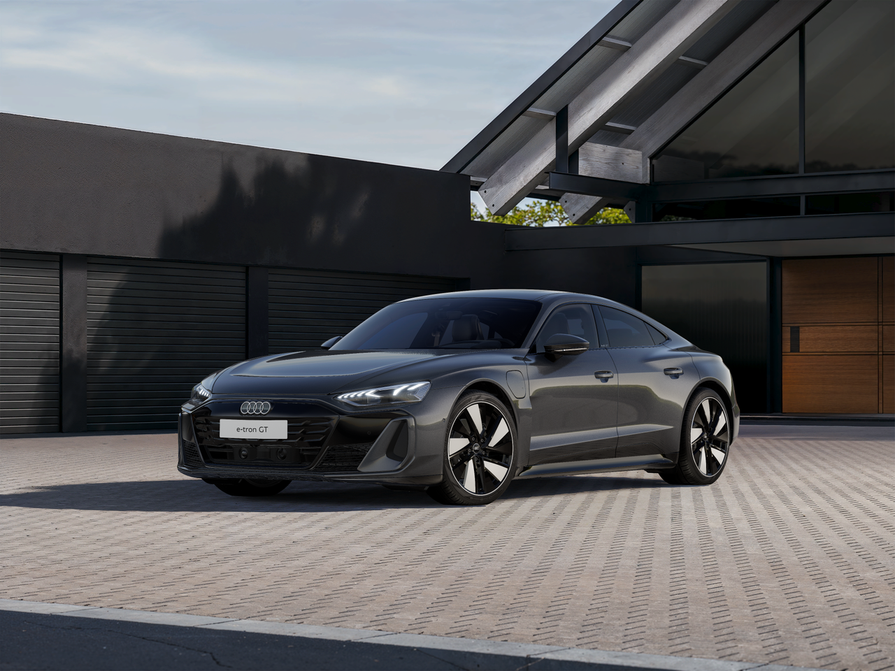 Imagem de um e-tron GT quattro