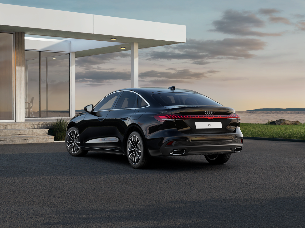 Imagem de um Audi A5 Limousine e-hybrid quattro 220kW