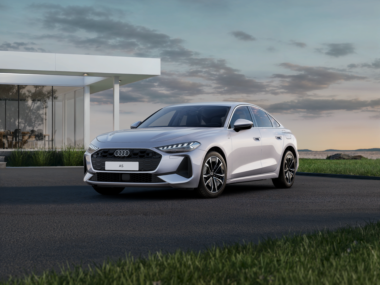 Imagem de um Audi A5 Limousine e-hybrid quattro 220kW