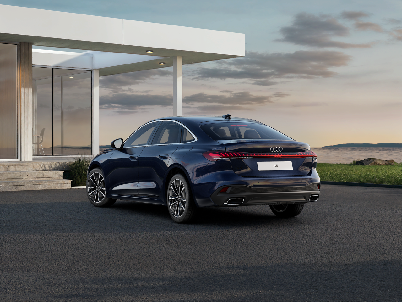 Imagem de um Audi A5 Limousine e-hybrid quattro 220kW