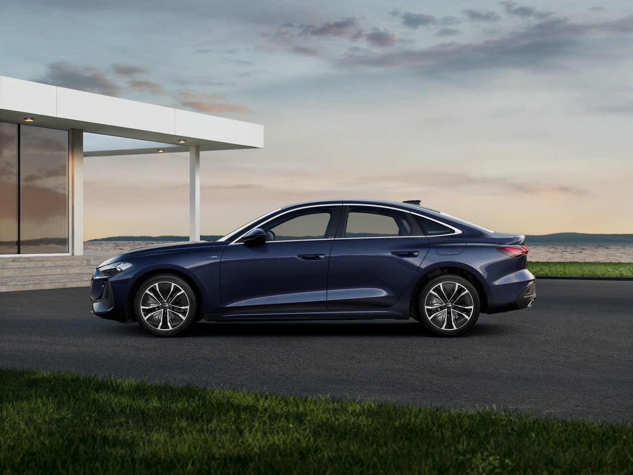 Imagem de um Audi A5 Limousine e-hybrid quattro 220kW