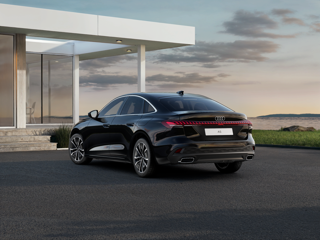 Imagem de um Audi A5 Limousine e-hybrid quattro 220kW