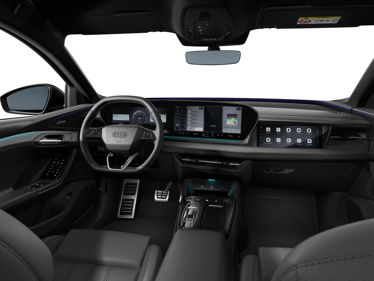 Imagem de um Audi Q6 Sportback e-tron performance