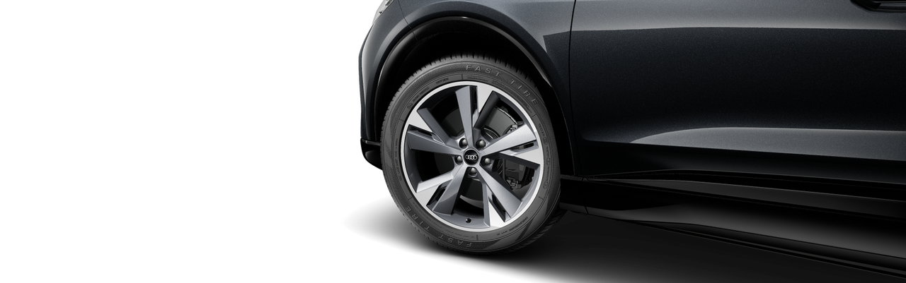 Imagem de um Audi Q4 Sportback e-tron