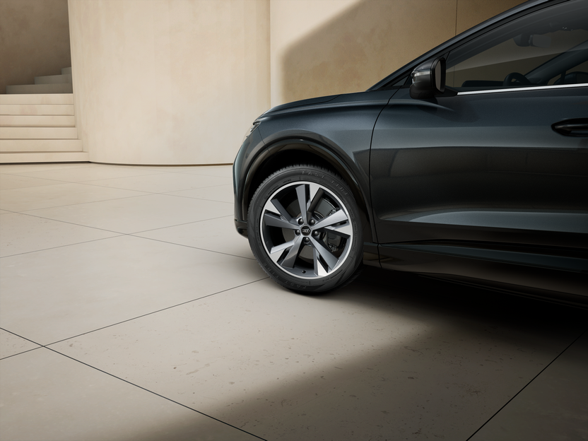 Imagem de um Audi Q4 Sportback e-tron