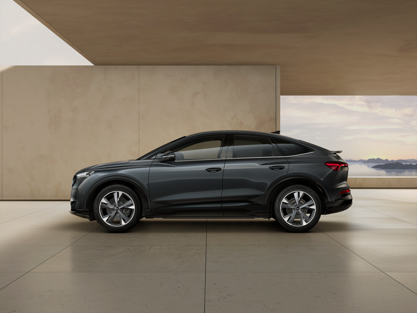 Imagem de um Audi Q4 Sportback e-tron