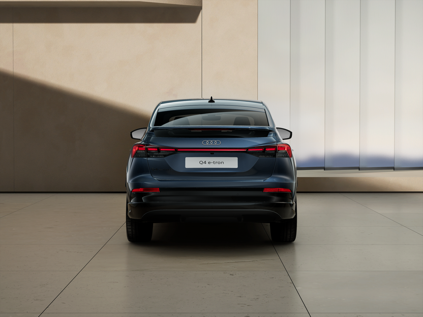 Imagem de um Audi Q4 Sportback e-tron